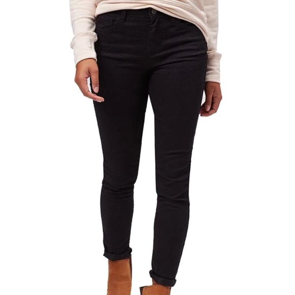 Prana Oday (yay!) Jean 4/27 28" inseam NWT Black Out, straight leg Sustainable - Picture 2 of 13